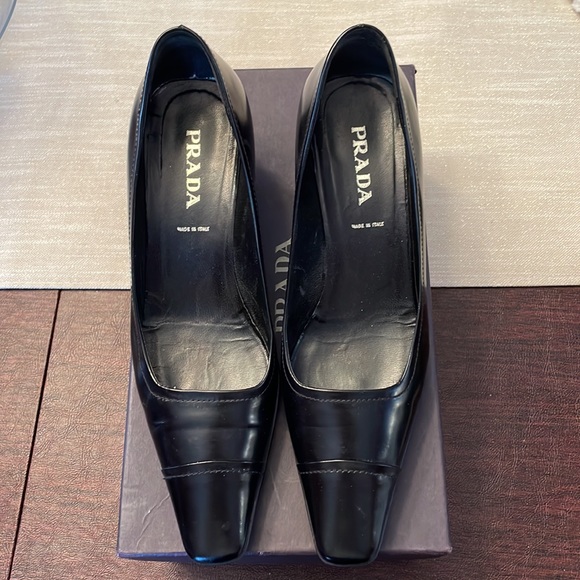 Prada Shoes - Prada Spazzolato Nero heels
